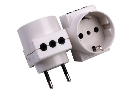 ADAPTADOR 2 STANDAR 1 SHUCKO A SIN TIERRA