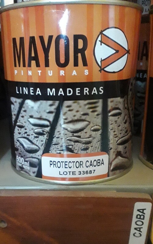 PROTECTOR MADERA CAOBA 1LT MAYOR PINTURAS