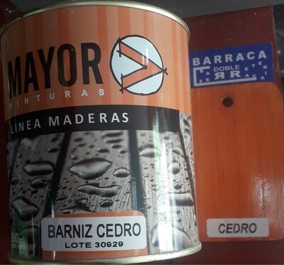 BARNIZ CEDRO 1L MAYOR PINTURAS
