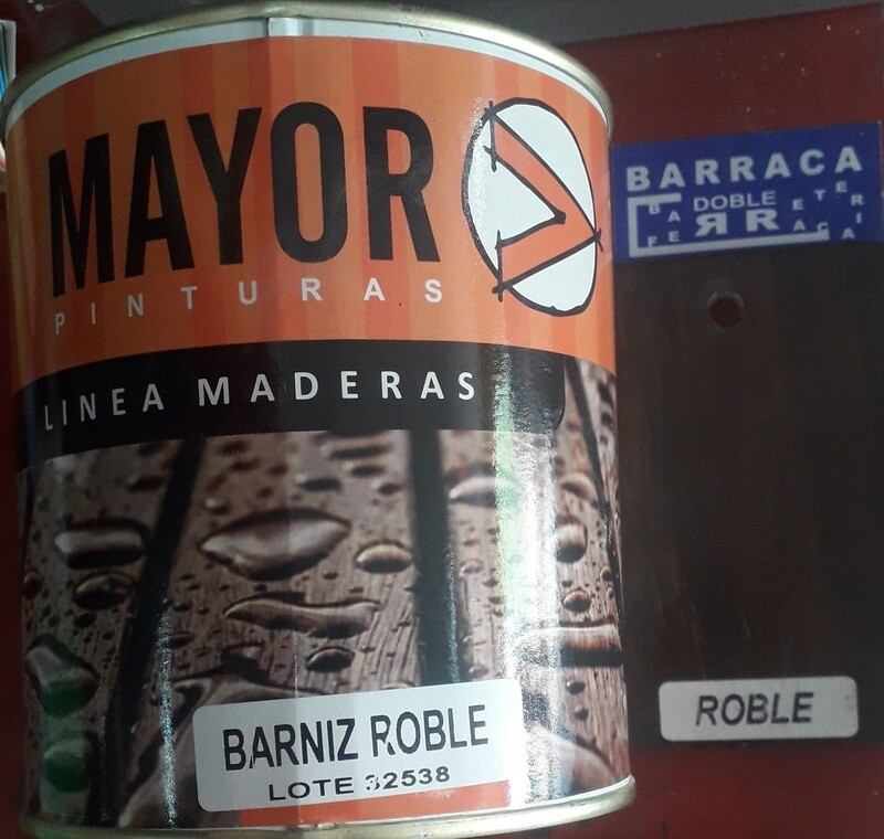 BARNIZ ROBLE 1L MAYOR PINTURAS