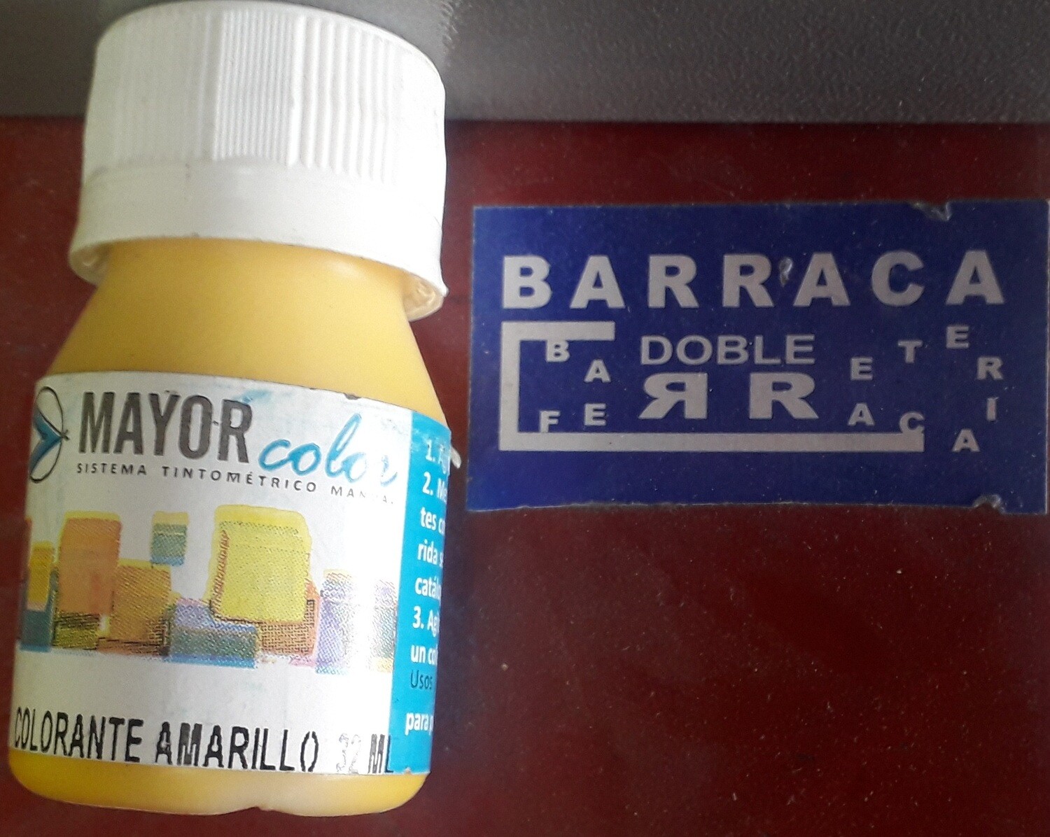 COLORANTE AMARILLO DE 32ML MAYOR PINTURAS