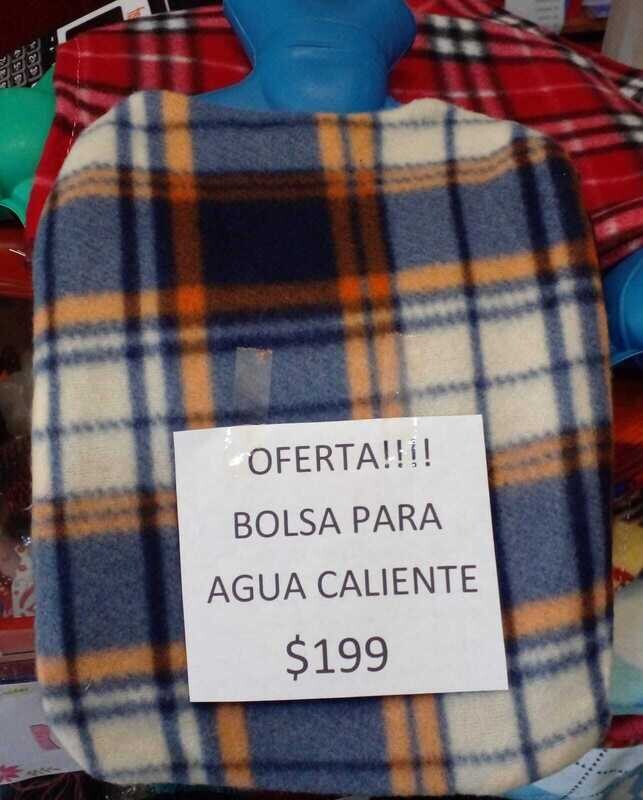 BOLSA AGUA CALIENTE FORRADA