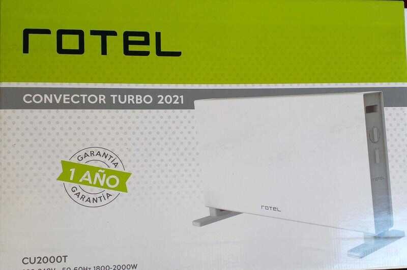 ESTUFA CONVECTOR CON TURBO ROTEL