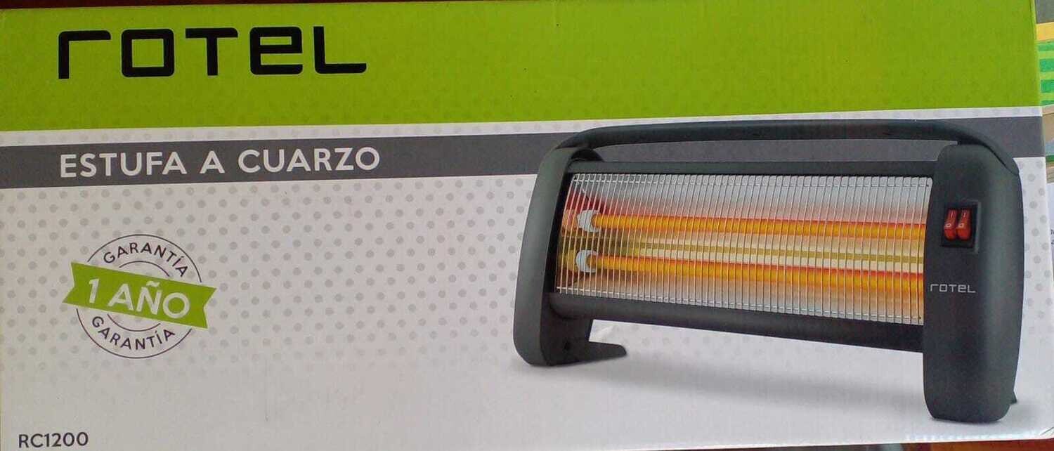 ESTUFA A CUARZO 2 TUBOS HORIZONTAL ROTEL