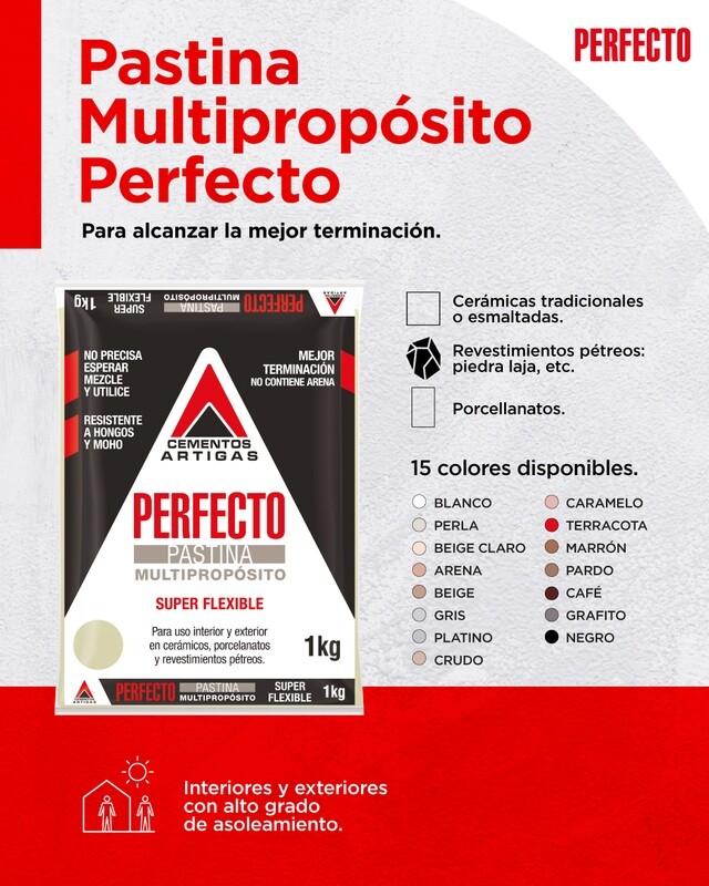 PASTINA PERFECTO GRIS 1 KG