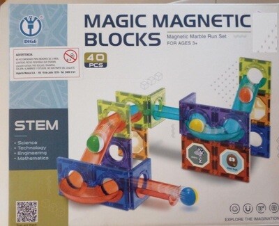 BLOQUES MAGNETICOS 40 PIEZAS ROYAL