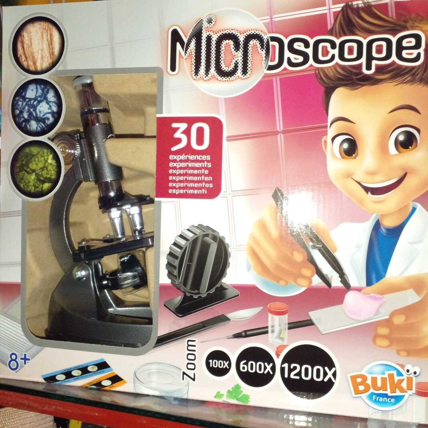 MICROSCOPIO 30 EXPERIMENTOS Y CON LENTES ORIGINALES 
