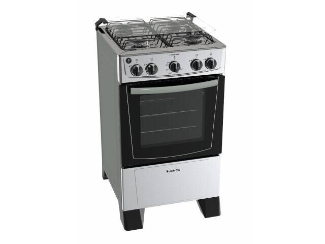 COCINA A GAS C-105 B INOX JAMES