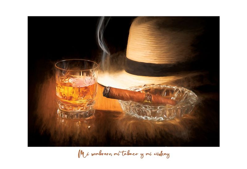 Mi sombrero, mi tabaco y mi whiskey