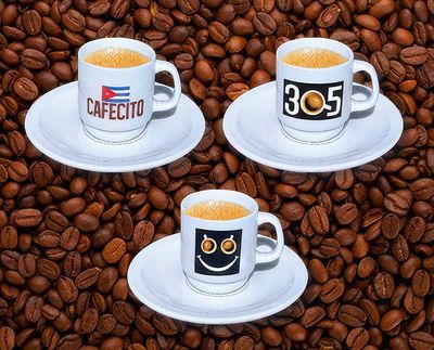 Cafecito cups & dishes