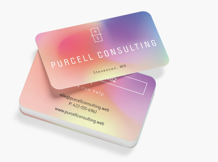Rounded Corner Business Cards