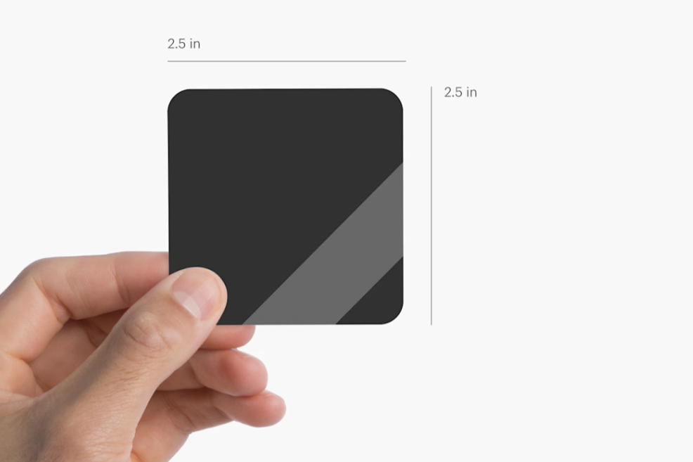 Square Rounded Corner Business Card