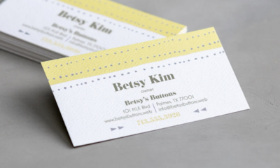 Natural Textured Business Cards