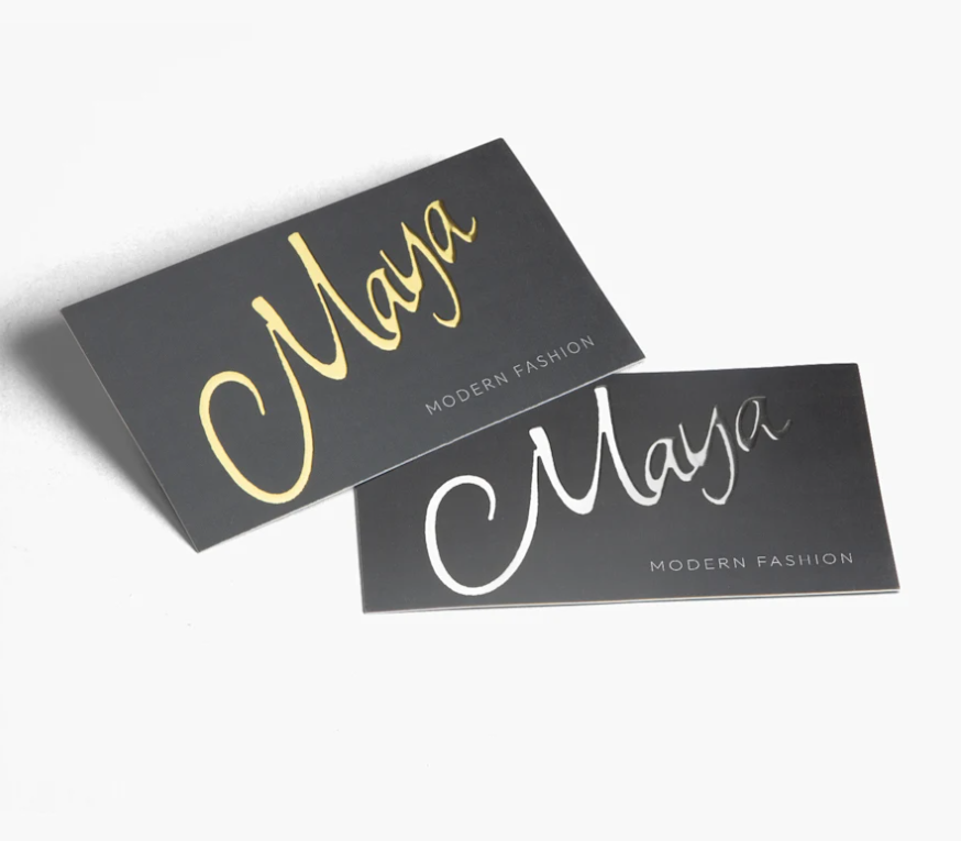 Raised Foil Business Cards