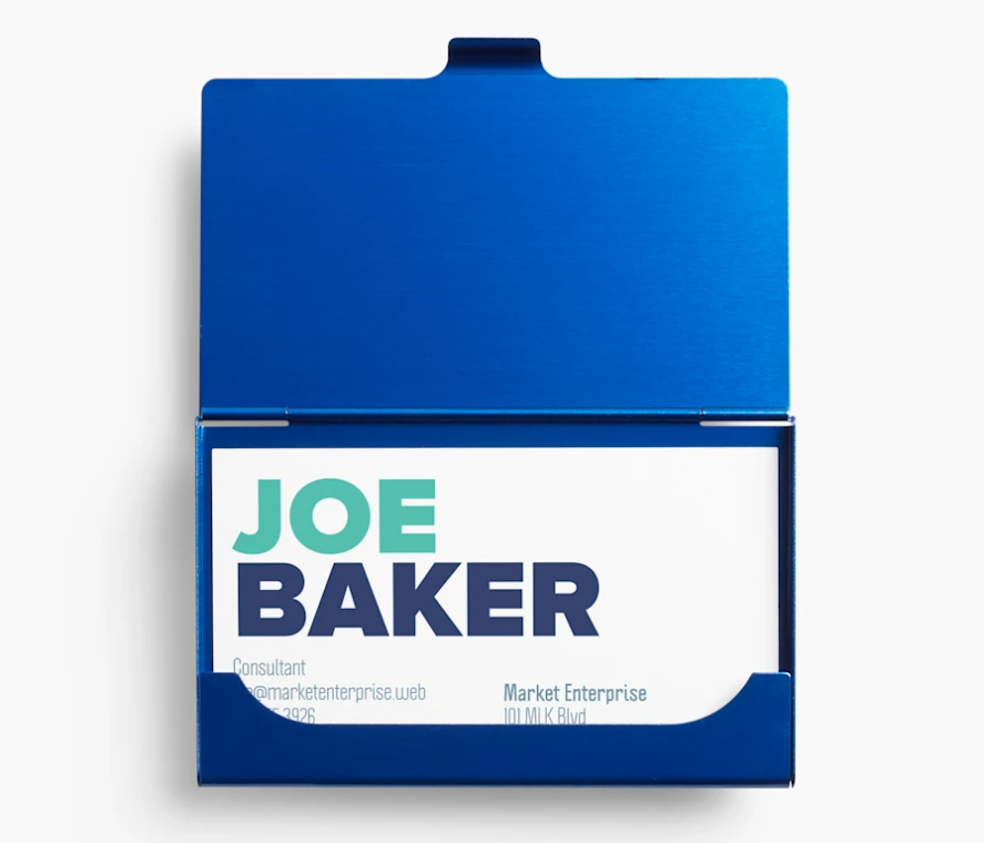 Aluminum Business Card Holders