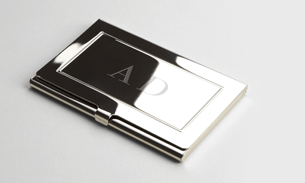 Engraved Business Card Holder