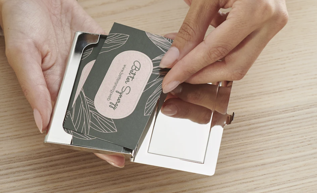 Metal Business Card Holder