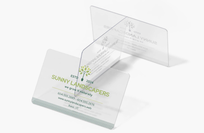 Clear Business Cards