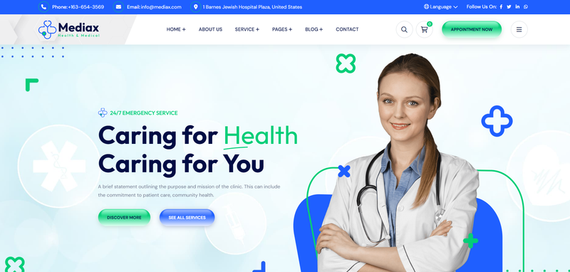 Healthcare Website Design Service