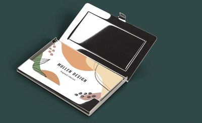 Metal Business Card Holder