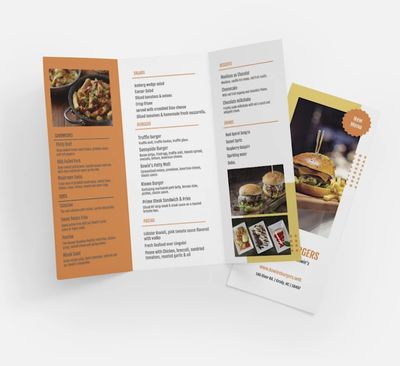 Tri-Fold Menu 1