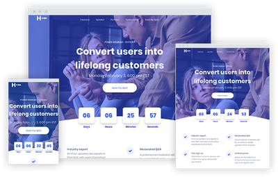 Landing Page Hosting Package