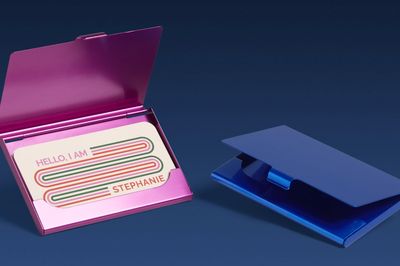 Aluminum Business Card Holders