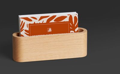 Wooden Business Card Holders