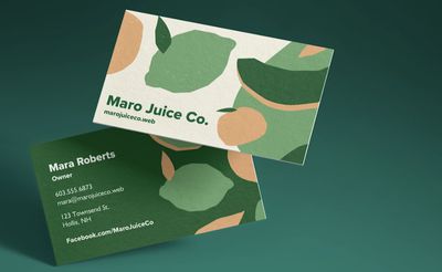 Square Hemp-Blend Business Cards