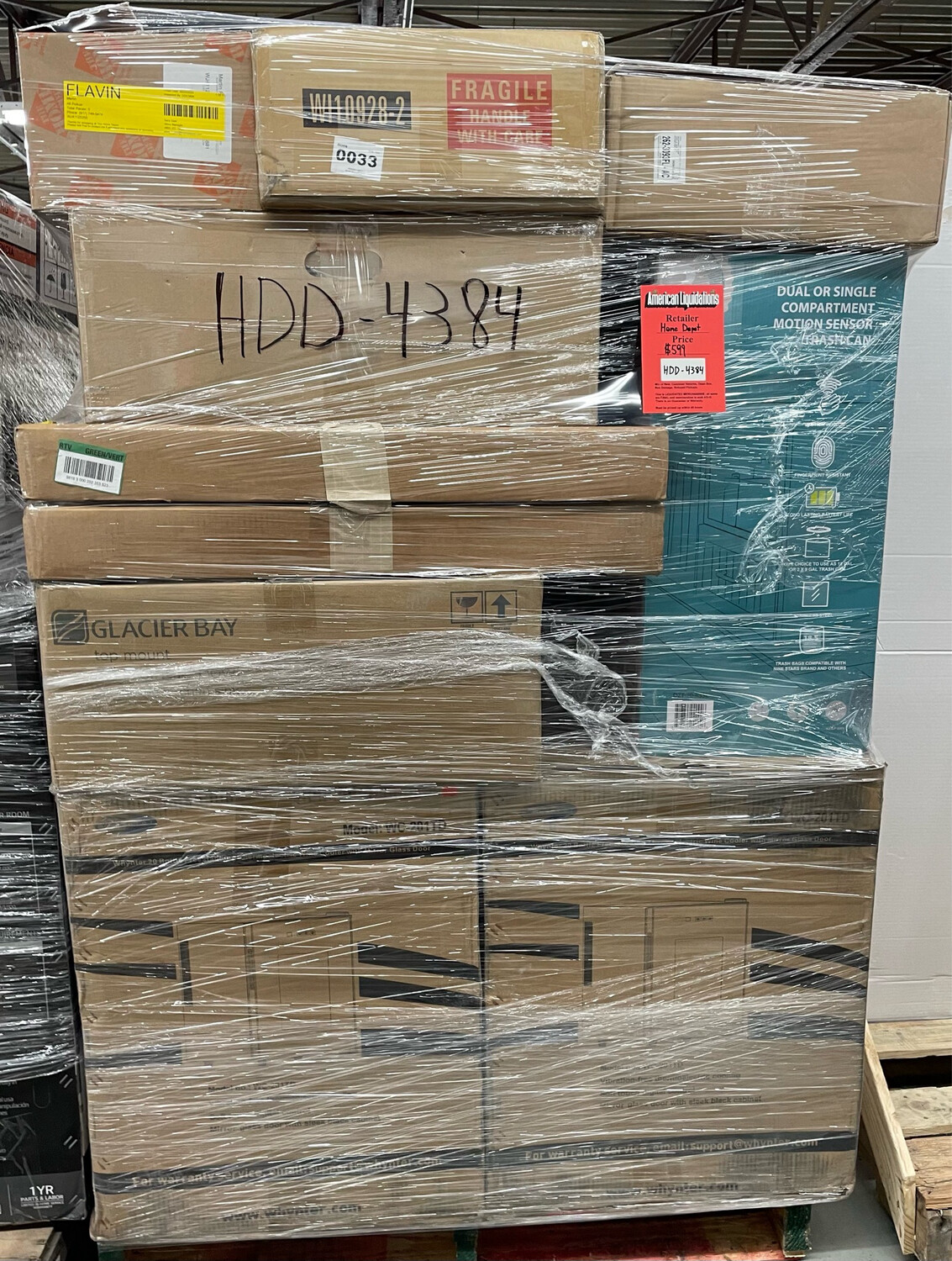 HOME DEPOT MIXED MERCHANDISE PALLET HDD4384