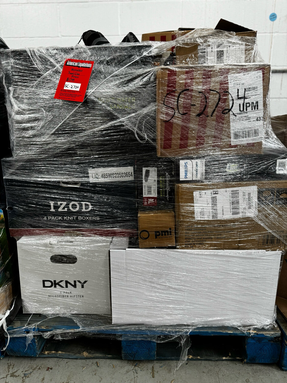 SAMS CLUB MIXED MERCHANDISE PALLET SC2724