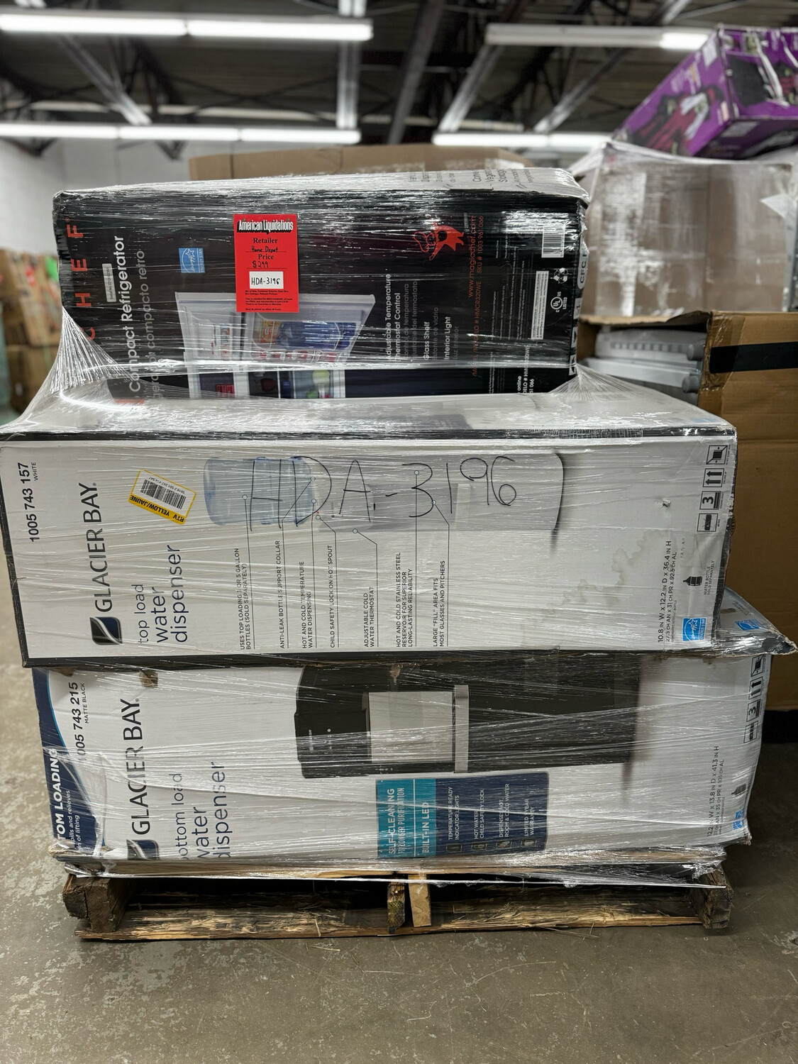 HOME DEPOT MIXED MERCHANDISE PALLET HDA3196