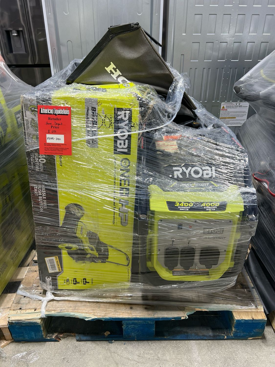 Home Depot Power Tool Pallet HDOPE-3401