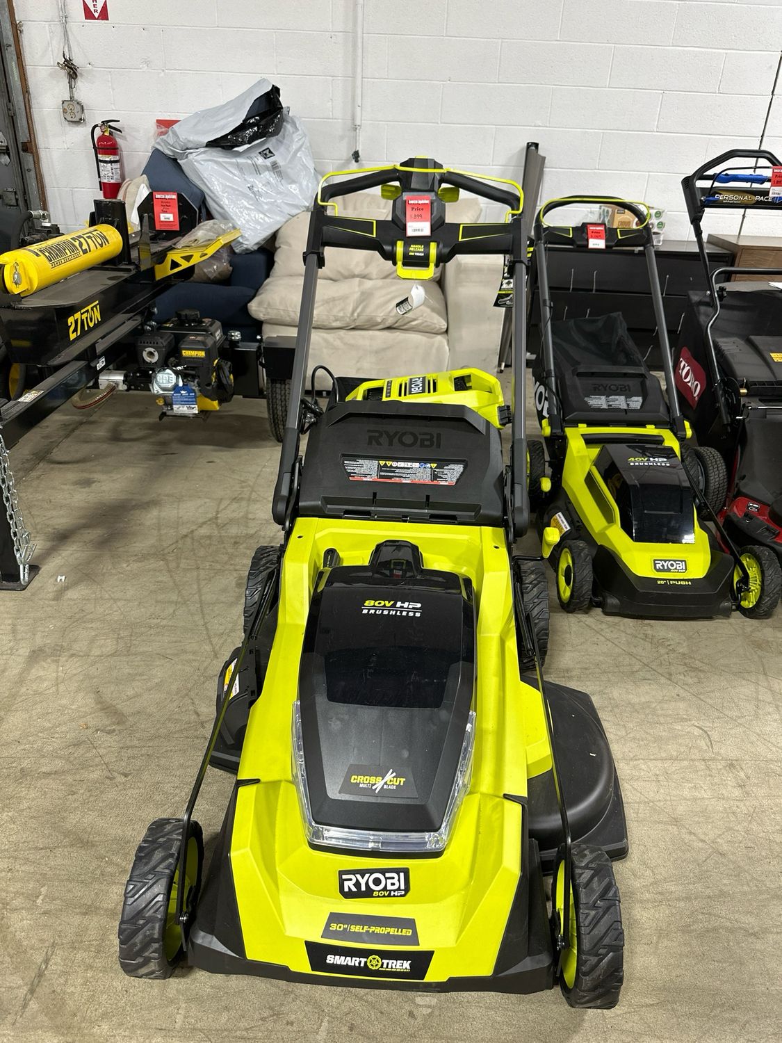Ryobi 80v HP Whisper Series 30" Self-Propelled Lawn Mower