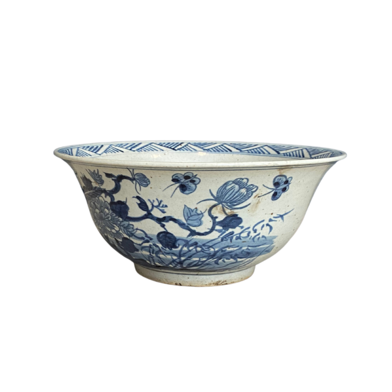 Blue and White Ceramic Bowl