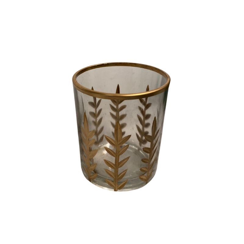 Bronze Leaf Votive