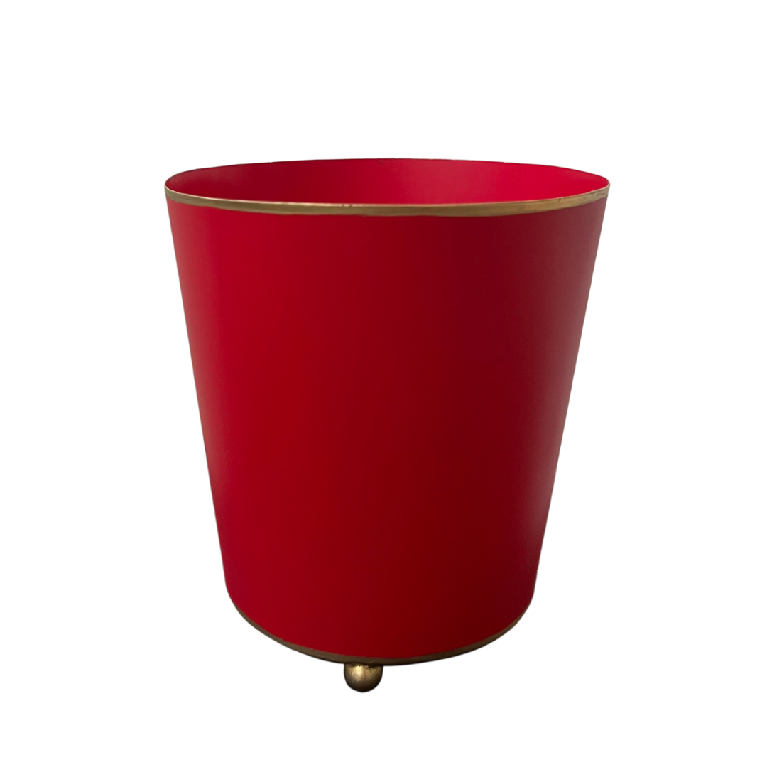 Small Red and Gold Container