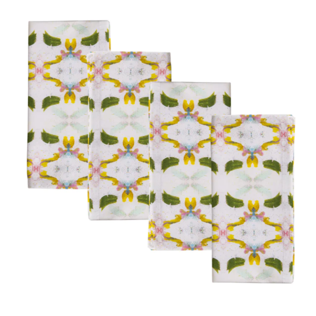 Abstract Dinner Napkins (Set of 4)