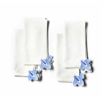 Blue and White Tea Towel