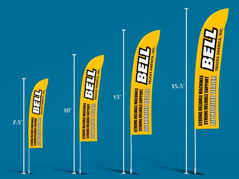 BELL Outdoor Standing Flags