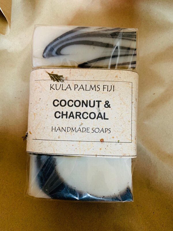 Coconut Charcoal Pack (4 Naked Soaps)
