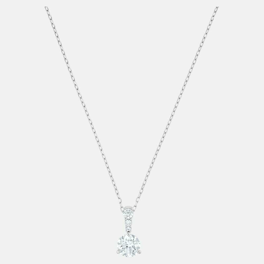 Swarovski - Solitaire Necklace Silvertone