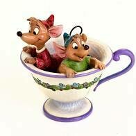 Disney - Jim Shore Jaq and Gus In A Tea Cup