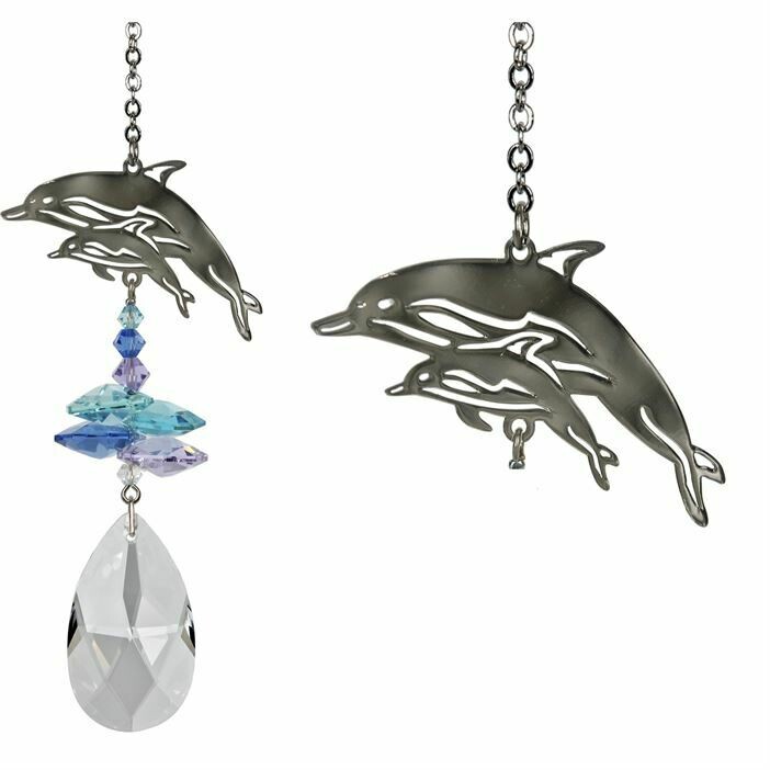 Crystal Fantasy Suncatcher Dolphin
