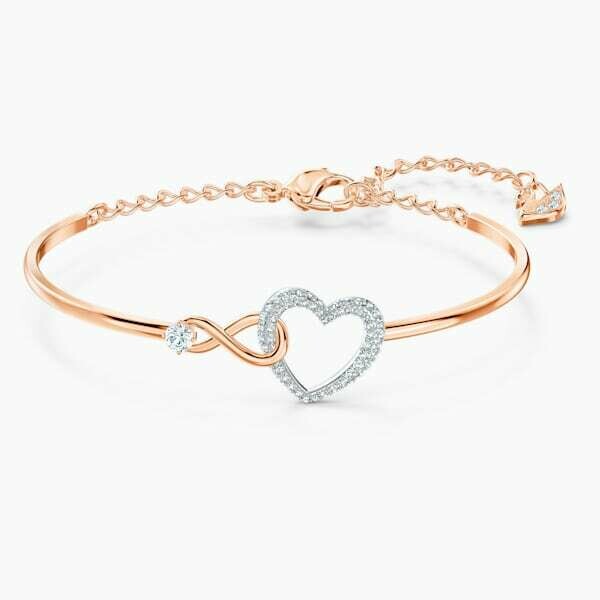 Swarovski - Infinity Heart Bangle