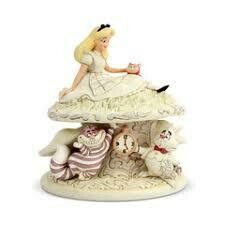 Disney - Jim Shore White Woodland Alice In Wonderland
