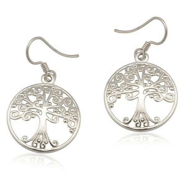 Southern Gates - Round Oak Tree Earrings