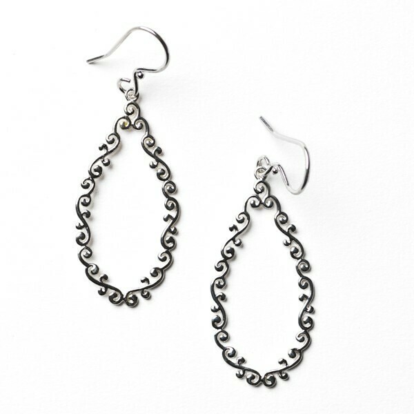Southern Gates - Open Teardrop Earrings