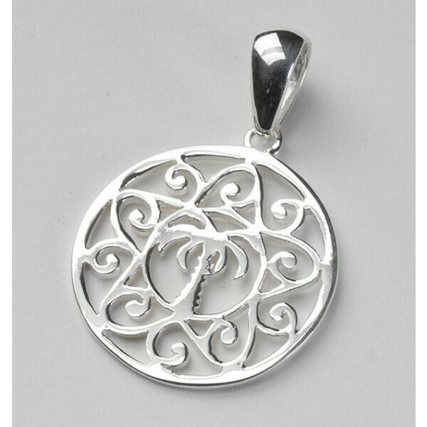 Southern Gates - Medium Palmetto and Scroll Pendant