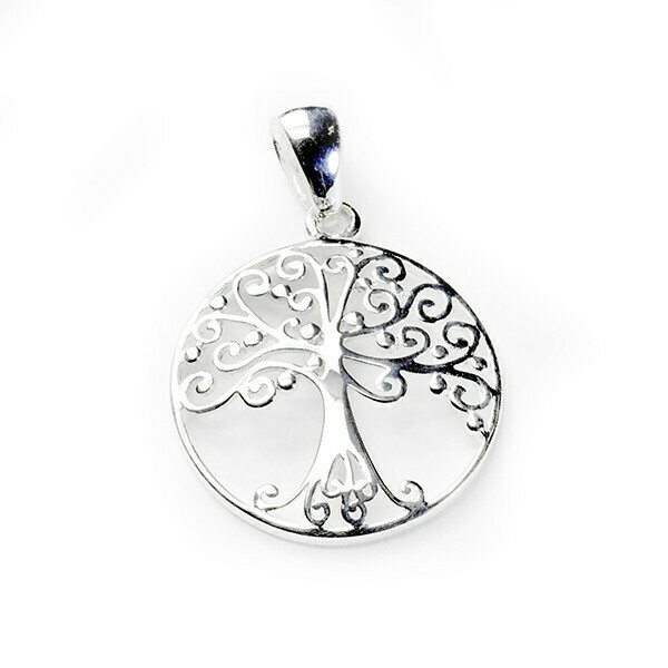 Southern Gates - Medium Round Oak Tree Pendant